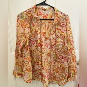 Floral Cover up shirt